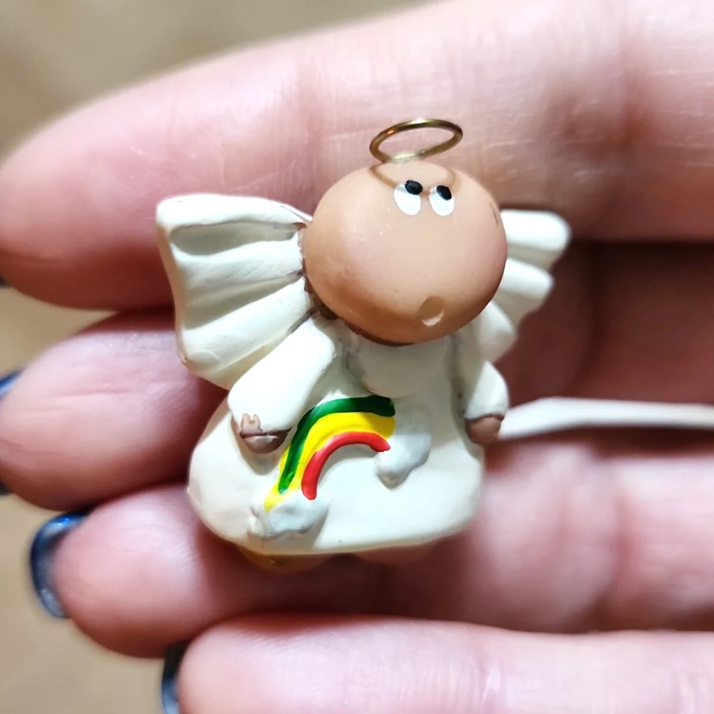 Kirk 2001 Rainbow Angel Brooch RARE